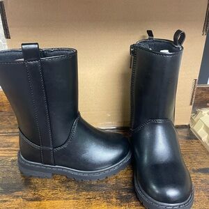 Stylish Black Leather Boots